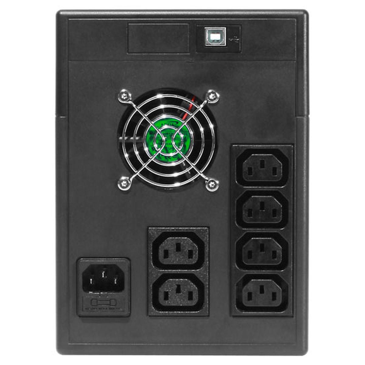 Riello Net Power UPS 1500VA 900W - Tecnologia Line Interactive - USB, RS-232, 6x IEC 320