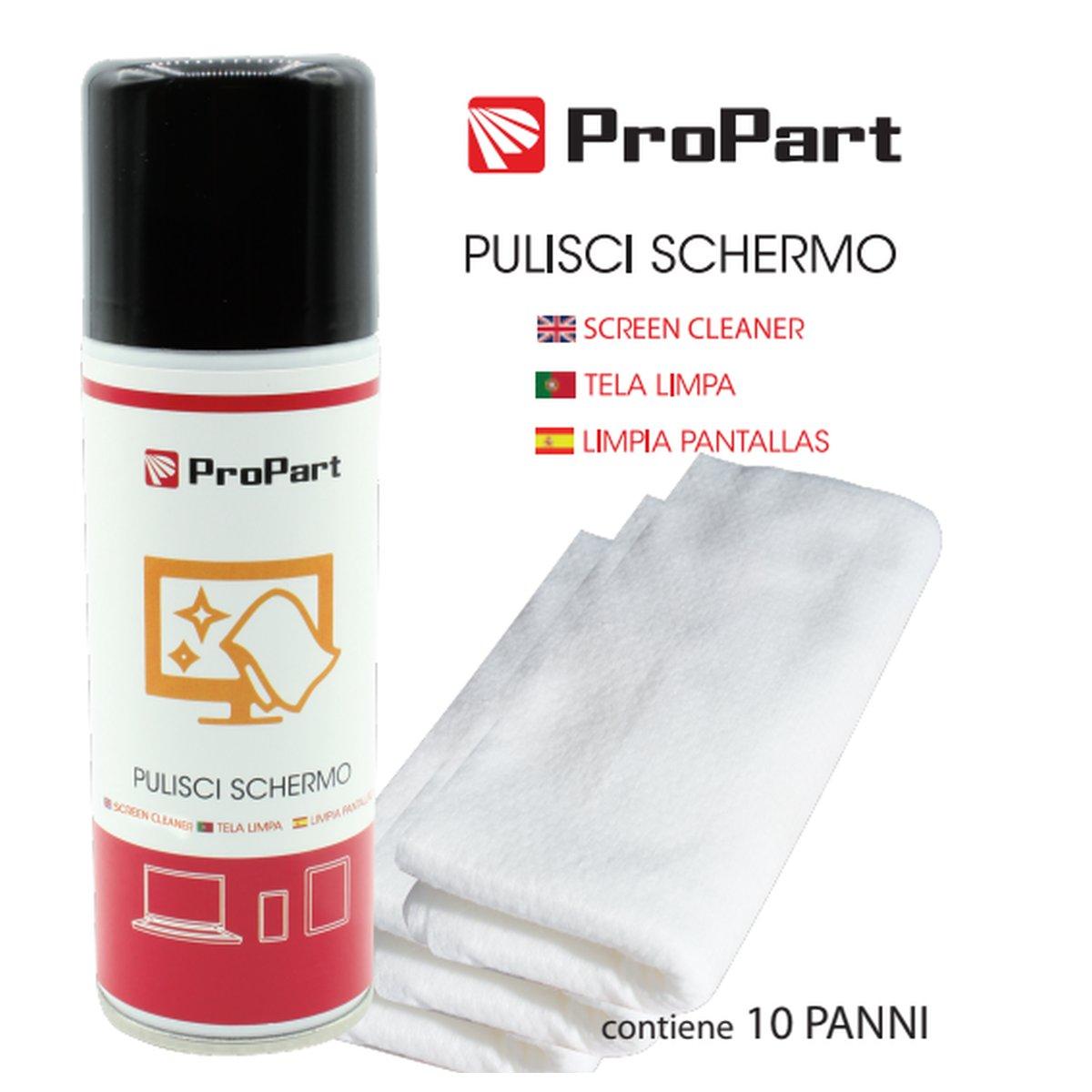 KIT pulizia monitor con 10 panni