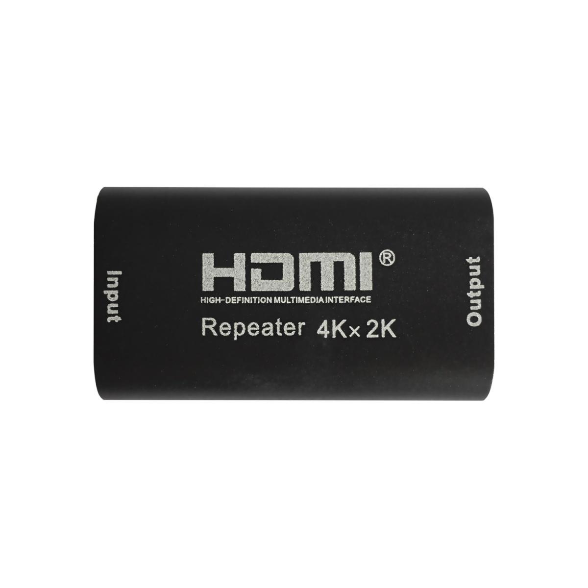 Ripetitore Aisens High Speed ??HDMI/HEC - Connettori tipo A femmina su entrambe le estremità - Colore nero