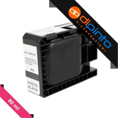 Cartuccia Plotter Compatibile (C13T580100) per Epson Stylus Pro 3800, 3880 (80ml) NERO PHOTO