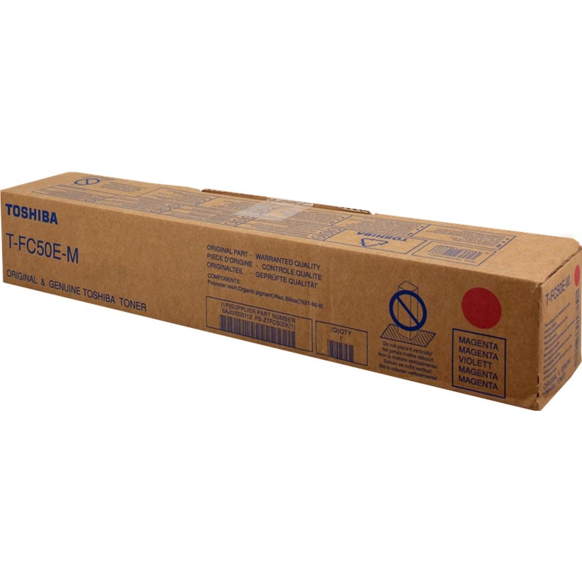 Toner Originale (6AJ00000112, 6AJ00000300, T-FC50EM) TOSHIBA 2555C (33,6K) MAGENTA