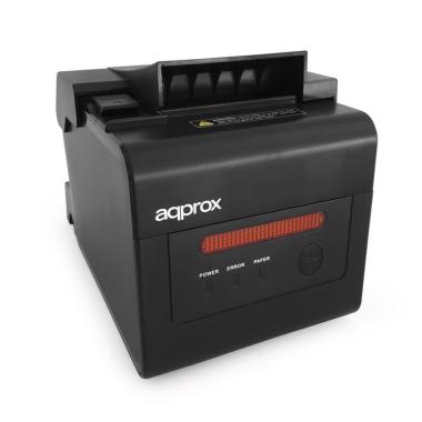Stampante termica per ricevute APPROX WiFi + LAN - Risoluzione 203 dpi - Velocità 300 mm/s - USB, RJ-11, LAN - Taglio automatico e taglio manuale