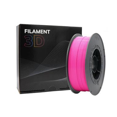 Filamento PLA HD 3D - Diametro 1,75mm - Bobina 1kg - Colore Rosa Fluorescente