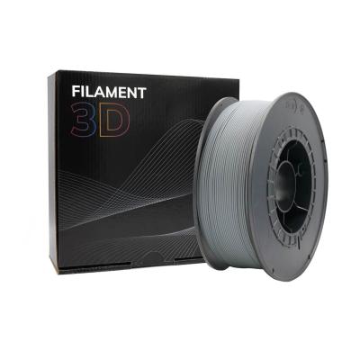 Filamento PLA 3D - Diametro 1,75mm - Bobina 1kg - Colore Grigio