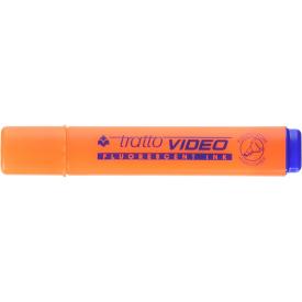 Evidenziatore TRATTO VIDEO punta a scalpello cf.12 pz Blu