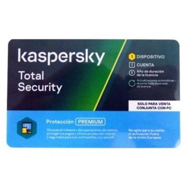 Kaspersky Total Security 2021 Antivirus - 1 dispositivo - 1 anno di servizio - Formato scheda