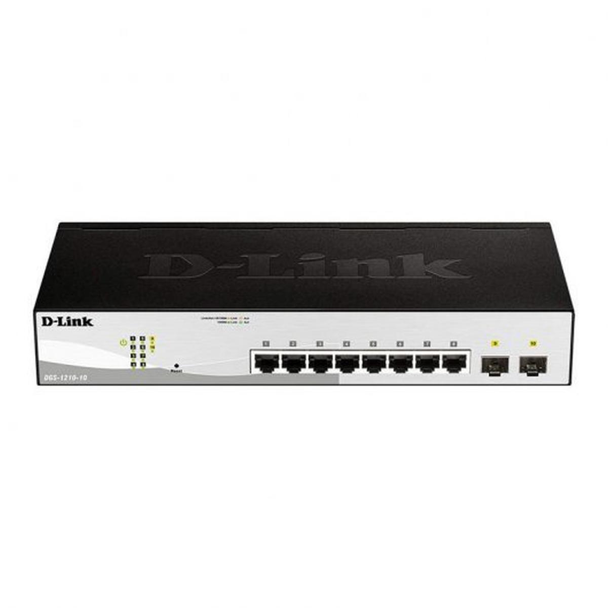 D-Link Smart Switch 8 porte Gigabit + 2 porte SFP