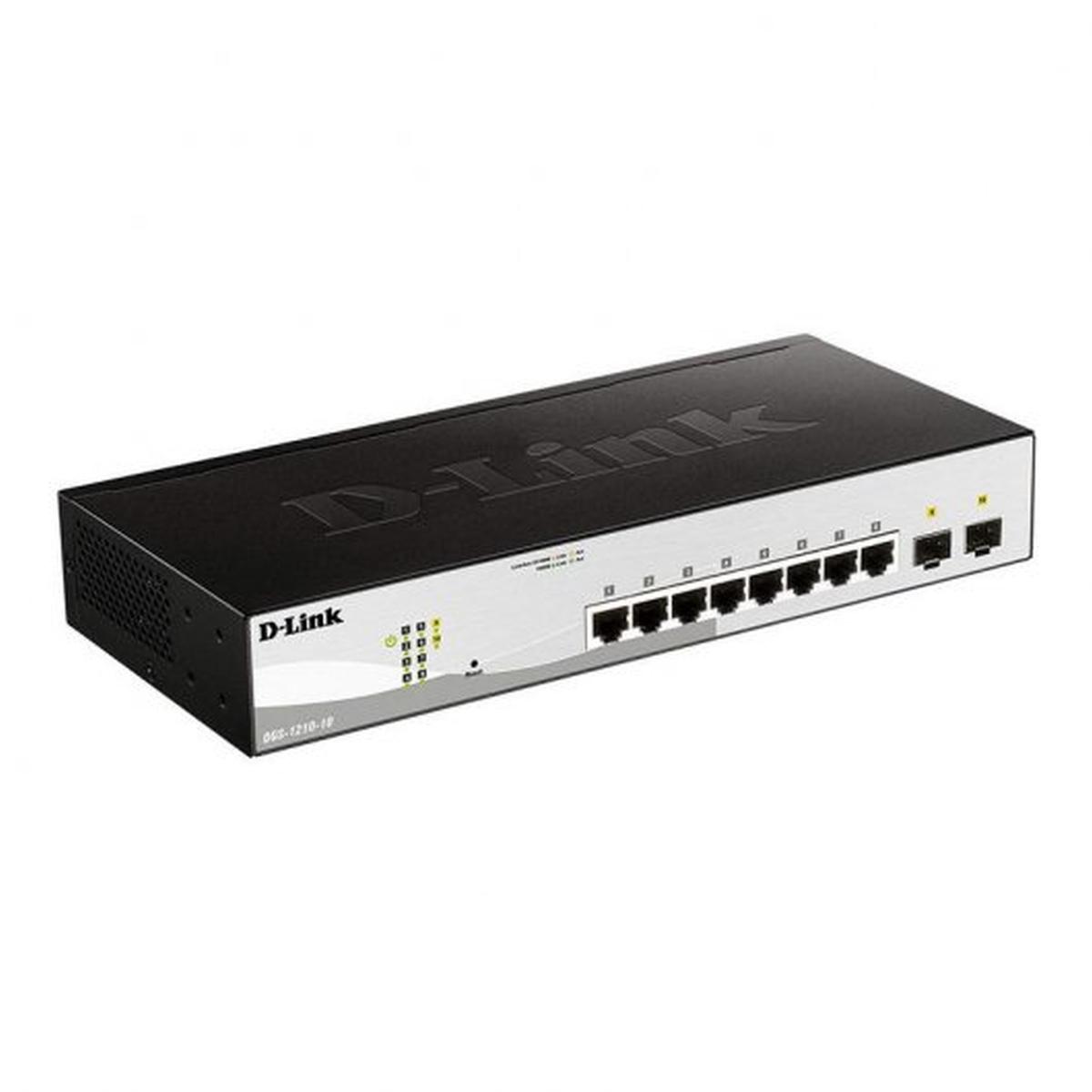 D-Link Smart Switch 8 porte Gigabit + 2 porte SFP