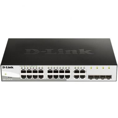 Switch Smart Manageable D-Link 12 porte Gigabit + 4 porte SFP combinate + 4 porte SFP/SFP+