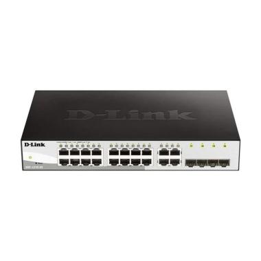 Switch D-Link semi-gestito 20 porte Gigabit + 4 Combo SFP