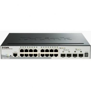 Switch gestito D-Link 16 porte Gigabit + 2 porte SFP + 2 porte SFP+