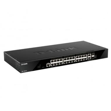 Switch gestito D-Link 24 porte GIGA + 2 porte 10G + 2 porte SFP