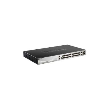 Switch gestito D-Link L3 24P SFP+ 2P 10G+ 4P 10G SFP+