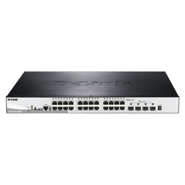 Switch semi-gestito D-Link 24 porte Gigabit PoE + 4 SFP+