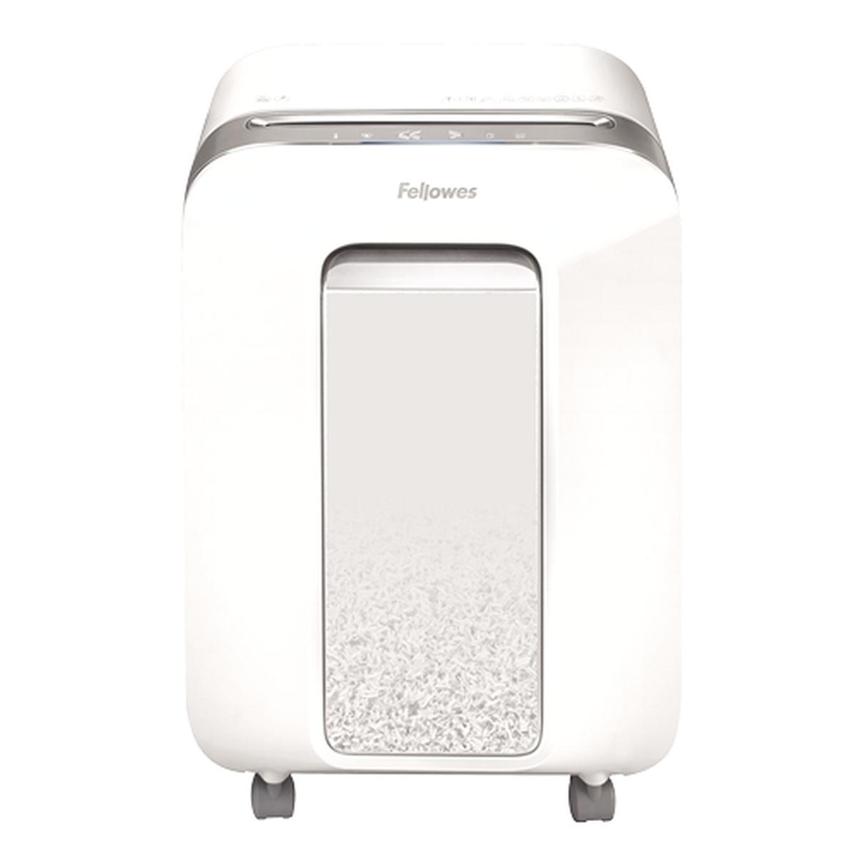 Distruggi documenti manuale Fellowes LX201 Microcut - Distrugge fino a 12 fogli - 22L - Colore bianco