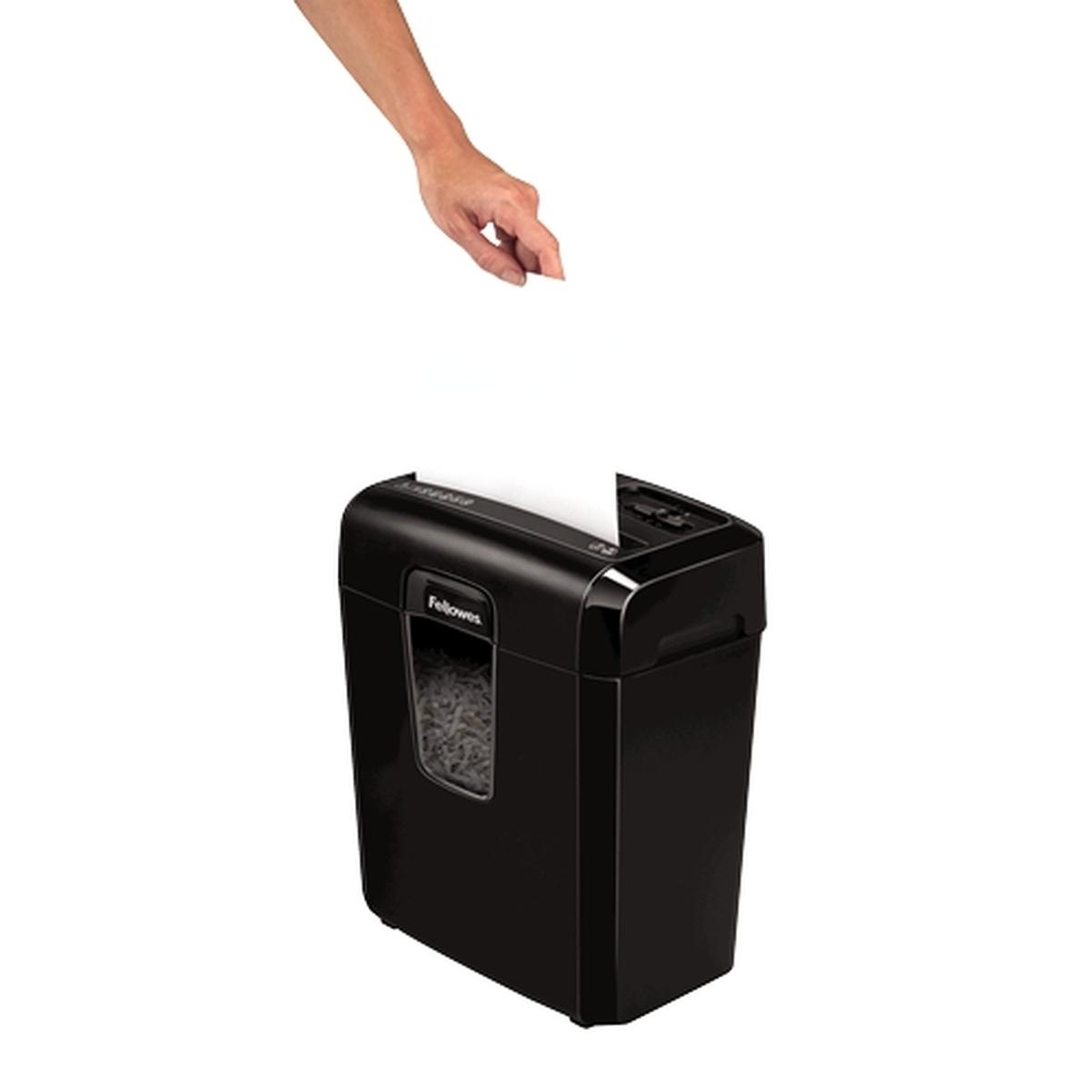 Distruggi documenti manuale a particelle Fellowes 8C - Distrugge fino a 8 fogli - 14L