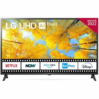 LG Smart TV 43" TV UHD 4K - Wi-Fi, HDMI, USB 2.0, Bluetooth - VESA 200x200mm