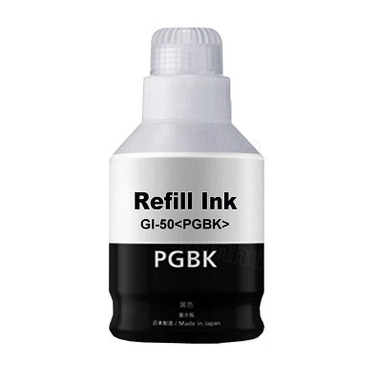 Inchiostro Compatibile (GI-50, GI-50PGBK, 3386C001) per Canon Pixma G5050 (6K) NERO