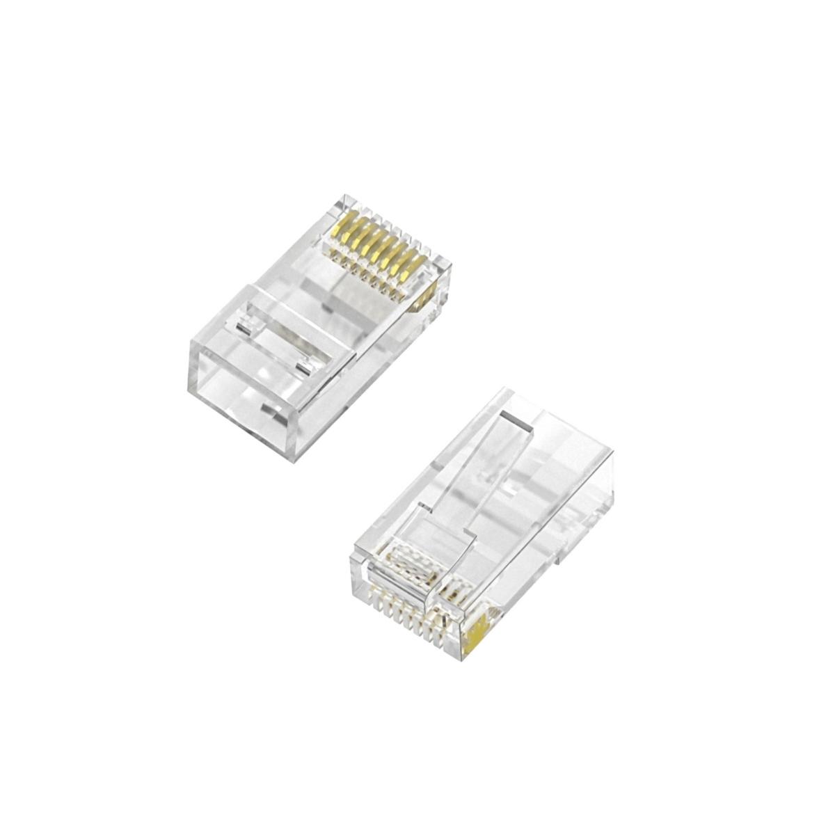 Connettori RJ45 8 Fili CAT.6 AWG24 Aisens Confezione da 50