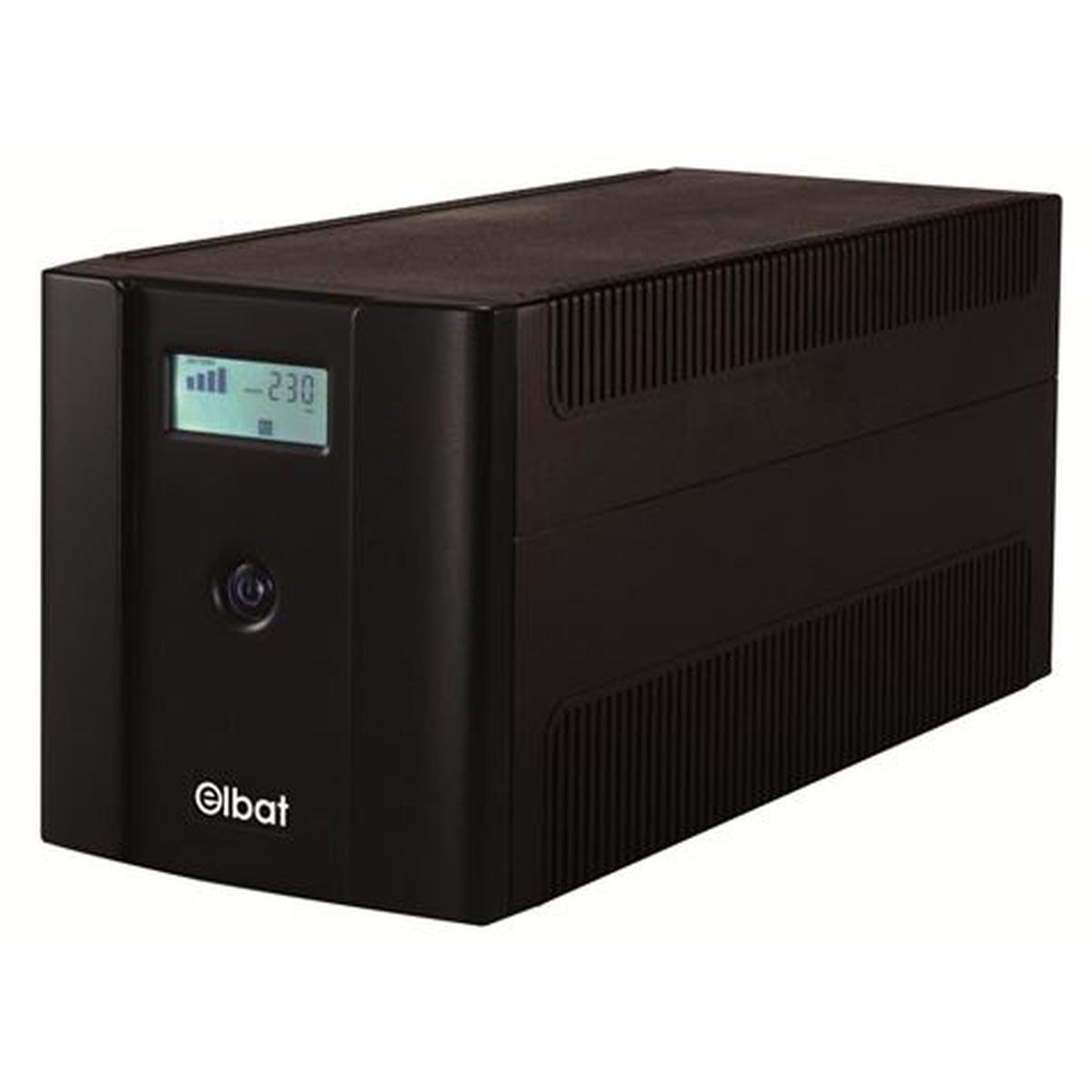 Gruppo di Continuità Elbat Delta UPS 2000VA USB - Display LCD - 4x Shuckos - Stabilizzatore AVR - Funzione Cold Start