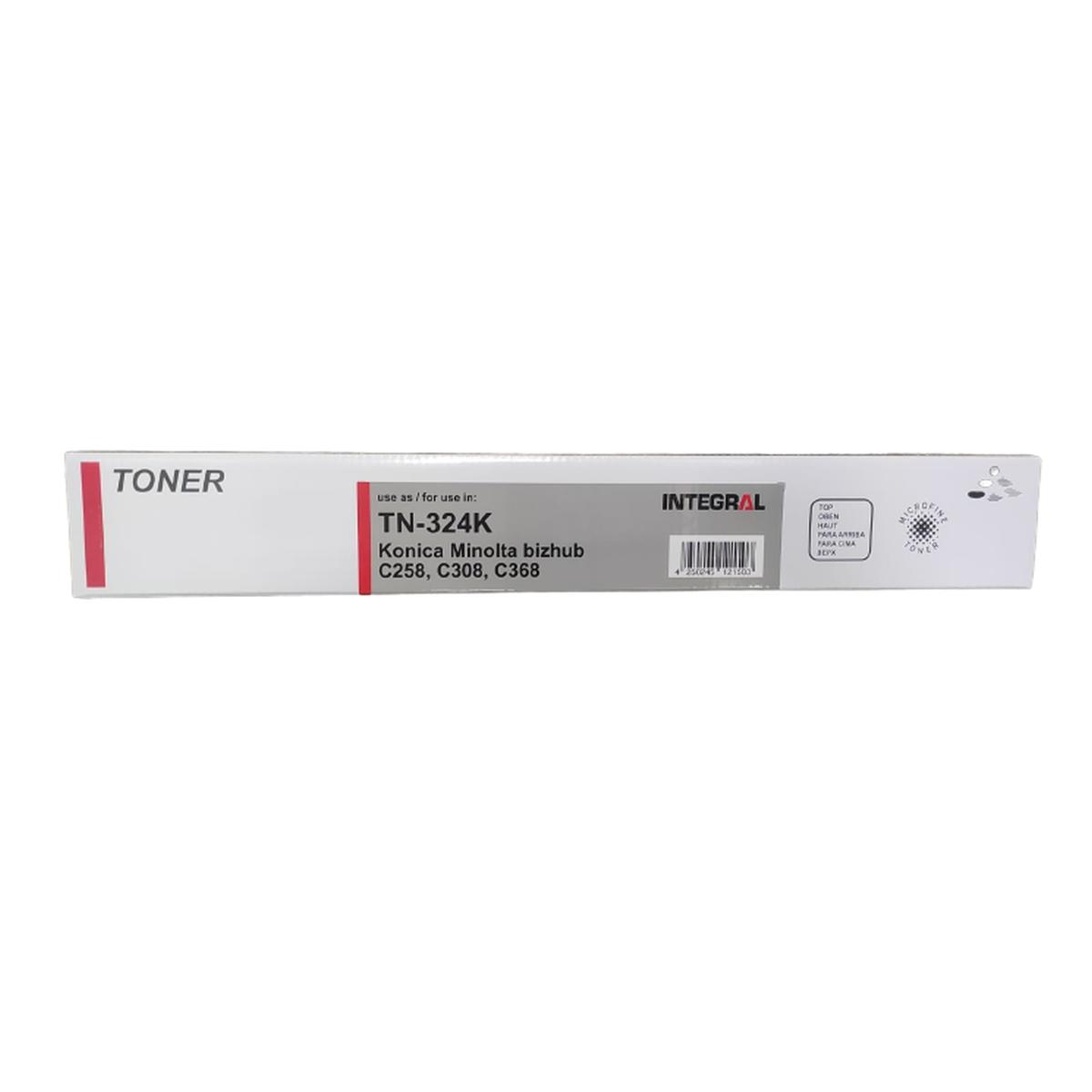 Toner Compatibile INTEGRAL (TN324K, TN512K, TN514K) per MINOLTA C258 (28K) NERO