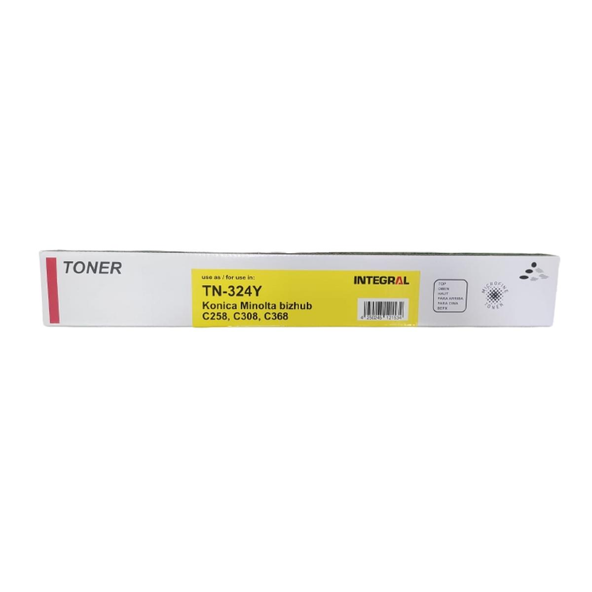 Toner Compatibile INTEGRAL (TN324Y, A8DA250) per MINOLTA C258 (26K) GIALLO