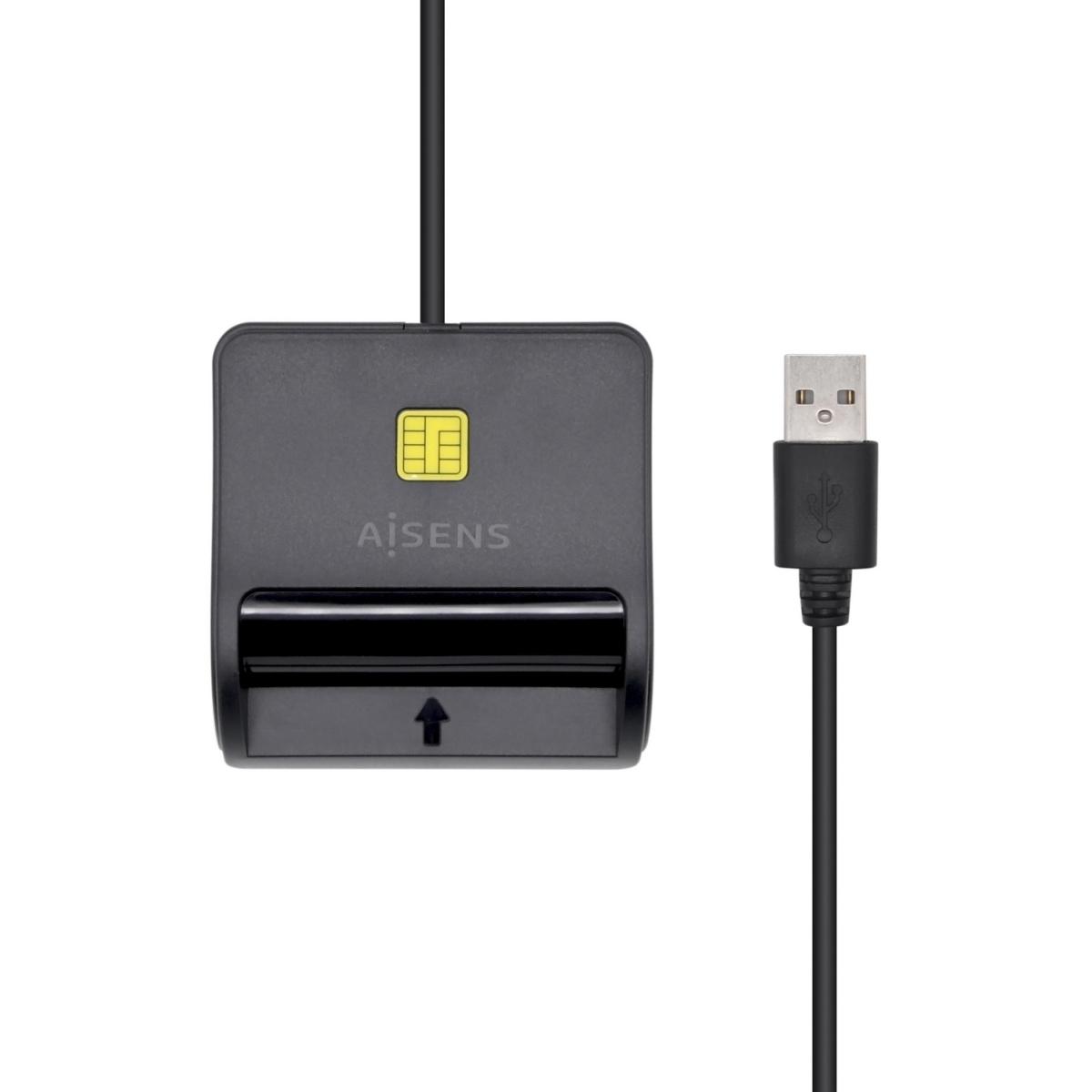 Lettore di smart card Aisens DNI - colore nero