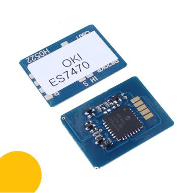 Chip Compatibile (45396213) per OKI ES7470, ES7480 (11,5K) GIALLO