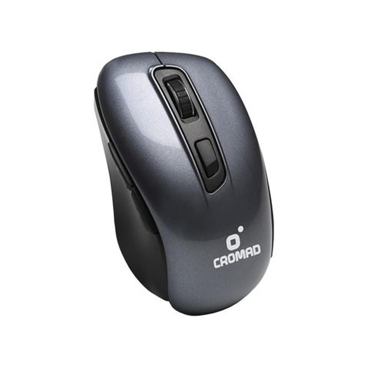 Mouse wireless Cromad - Portata fino a 10 metri - nero