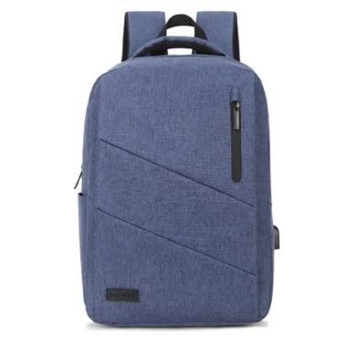 Zaino per laptop Subblim City Backpack - 15,6" - Scomparto imbottito - Resistente all'acqua - Porta USB - Colore Blu