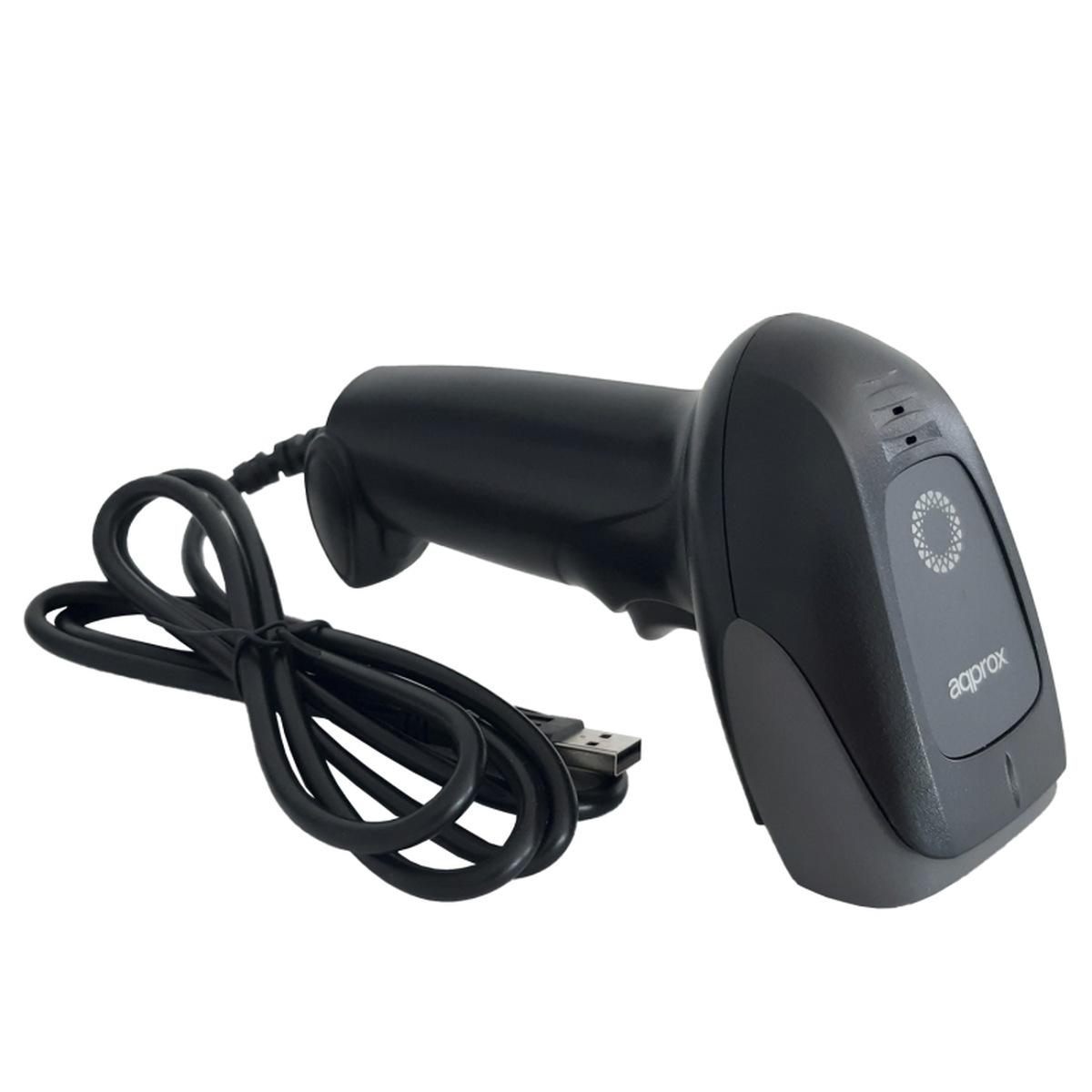 Lettore di codici a barre USB circa 1D/2D - Indicatore LED e segnalatore acustico - Velocità di scansione 30 fps - Trigger automatico