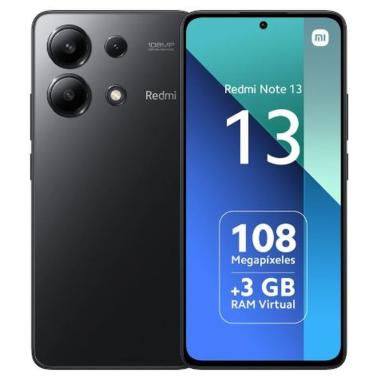 Xiaomi Redmi Note 13 Smartphone Schermo AMOLED da 6,67" - 6 GB - 128 GB - Fotocamera principale da 108 MP - Batteria da 5000 mAh - Supporta ricarica da 33 W