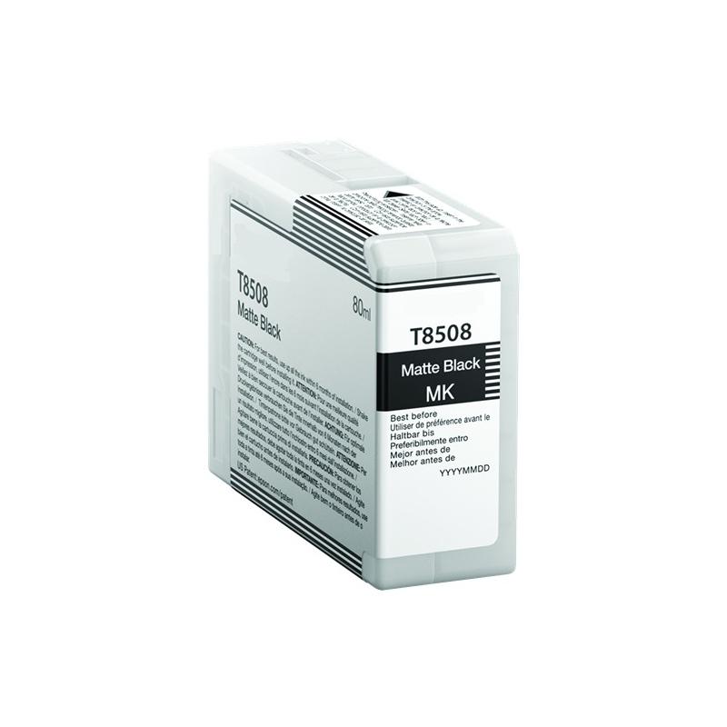 Cartuccia Plotter Compatibile (C13T850800, T8508) per Epson SureColor SC-P800 (80ml) MATTE NERO