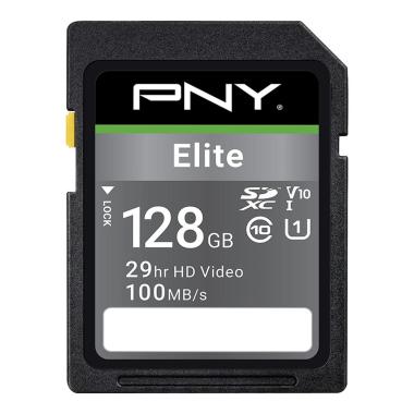 Scheda SD PNY Elite SDXC 128 GB U1 V10 Classe 10