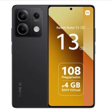 Xiaomi Redmi Note 13 5G Smartphone Schermo AMOLED da 6,67" - 8 GB - 256 GB - Fotocamera principale da 108 MP - Batteria da 5000 mAh - Supporta ricarica da 33 W - Colore nero