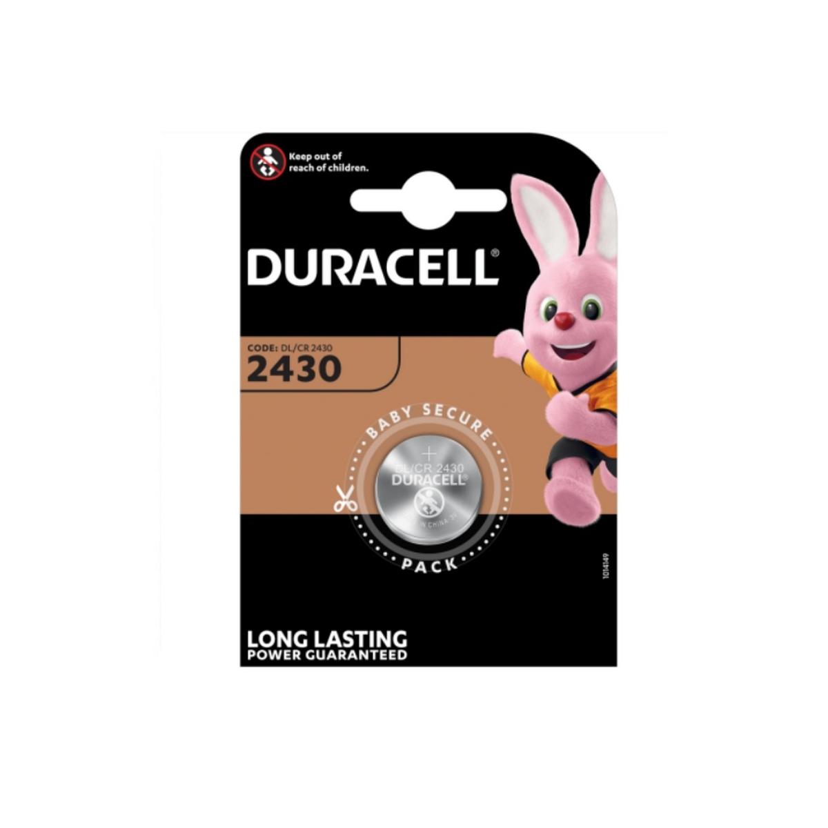 Pila Duracell a Bottone CR2430