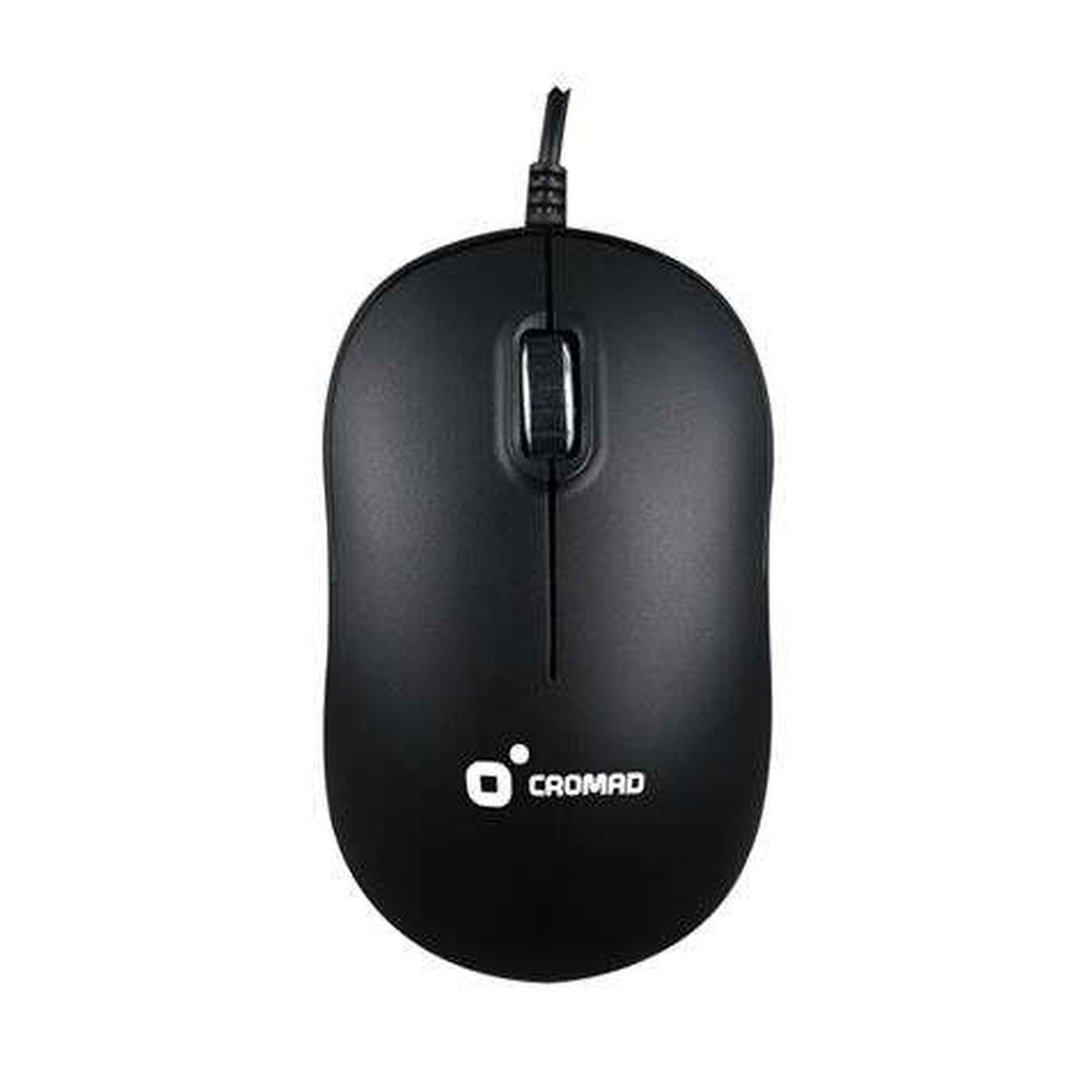 Mouse Cromad X51 - 3 pulsanti - Uso ambidestro - Cavo da 1,50 m