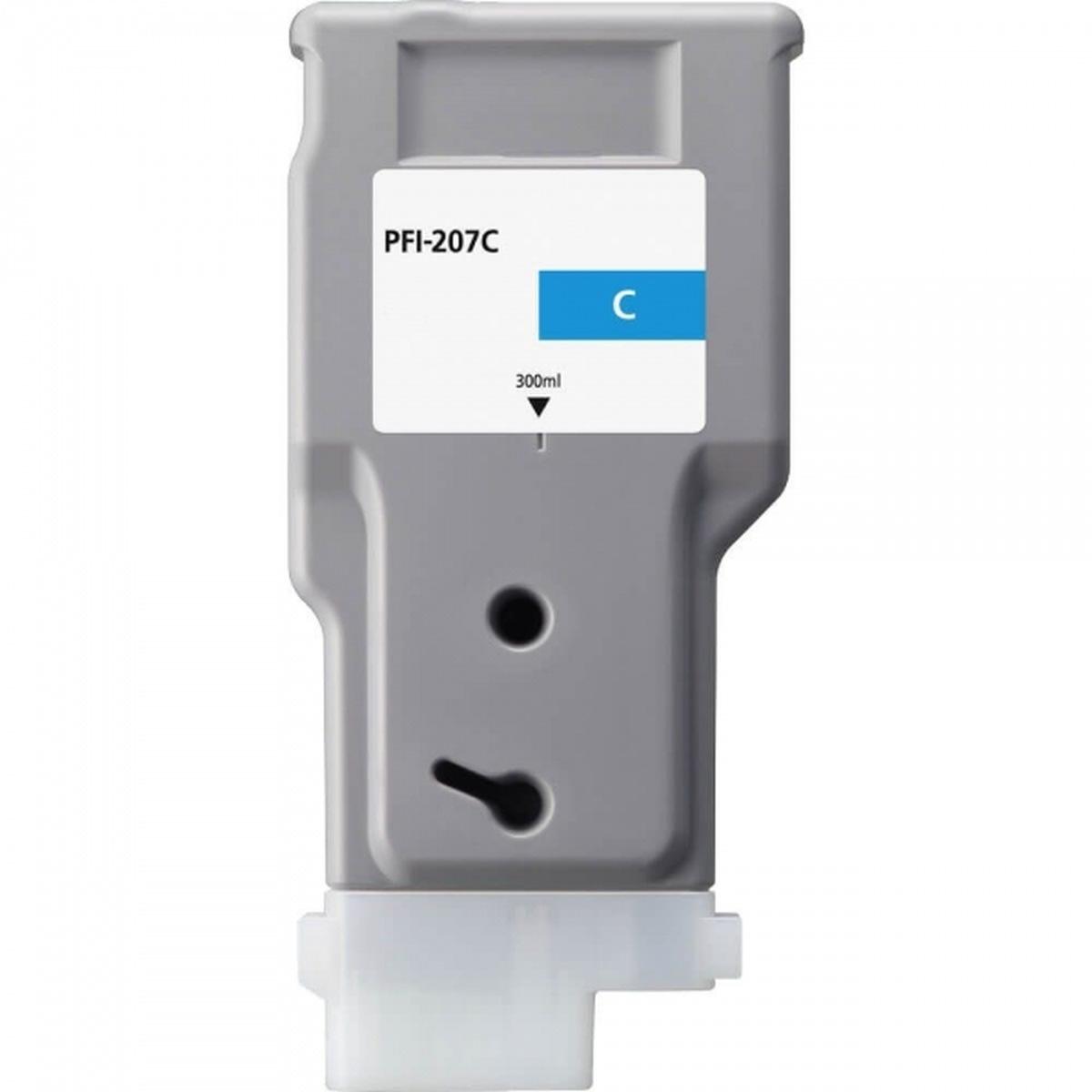 Cartuccia Compatibile (PFI-207C, 8790B001) per CANON iPF780 (300ml) CIANO XL