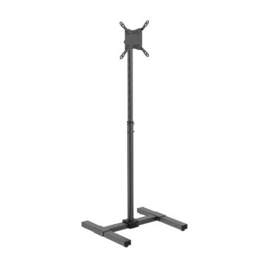 Supporto da Pavimento Inclinabile ed Estensibile Aisens per Monitor/TV 13-42 - Acciaio ad Alta Resistenza - Verniciatura Elettrostatica - Vesa Massima 200x200mm - Carico Massimo