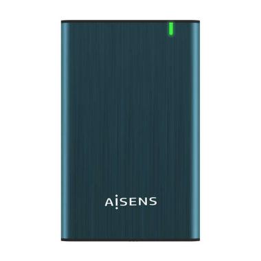 Aisens Box Esterno 2.5" per Dischi Rigidi 9.5mm SATA I - II e III a USB 3.0/USB 3.1 GEN1 - Colore blu Pacifico