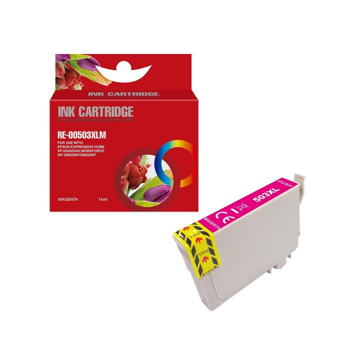 Cartuccia Compatibile (C13T09R34010, 503XL) per EPSON XP5200 (0,47K) MAGENTA XL