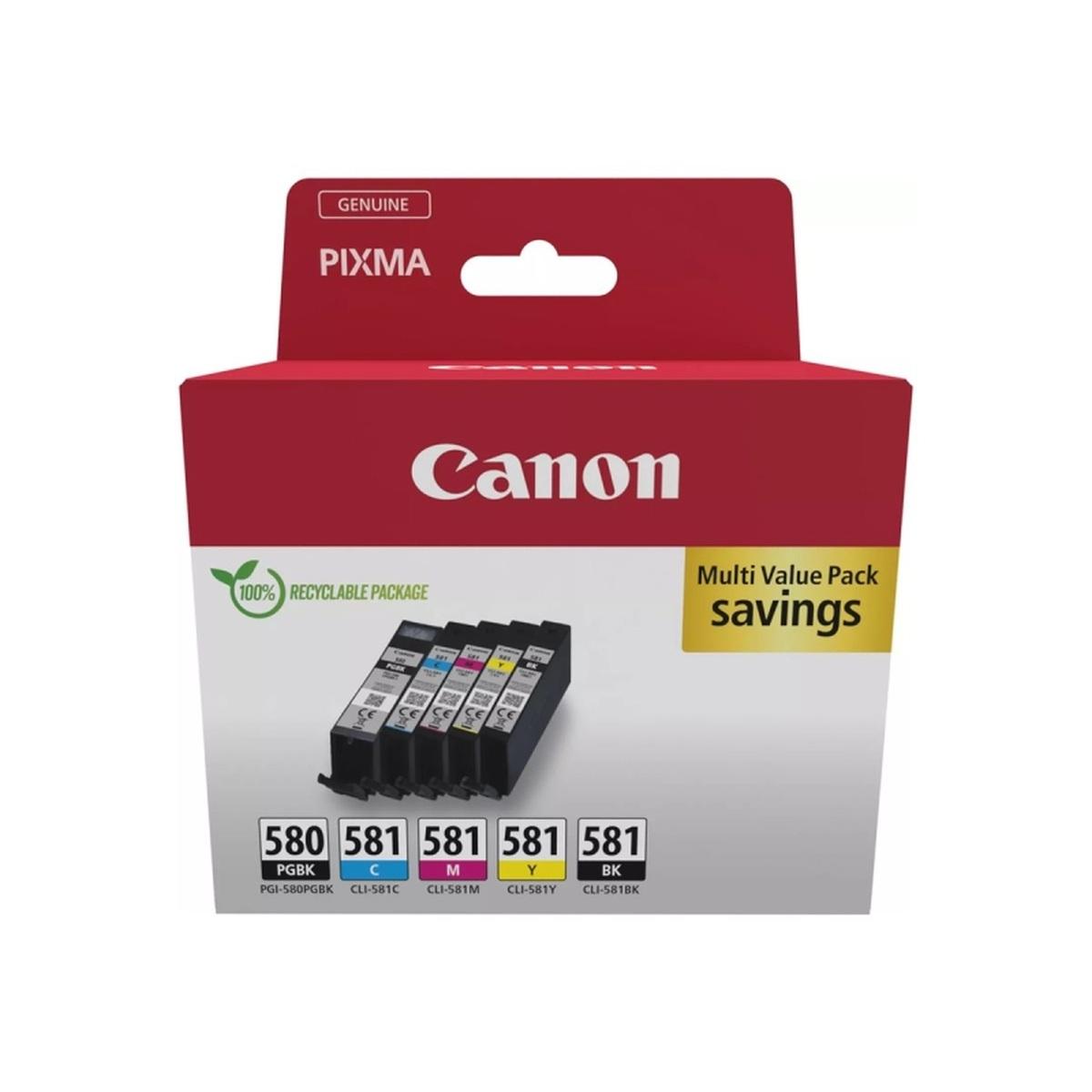 Multipack Originale (PGI580, CLI581) CANON TS6150 | 1x5pz KCMYK