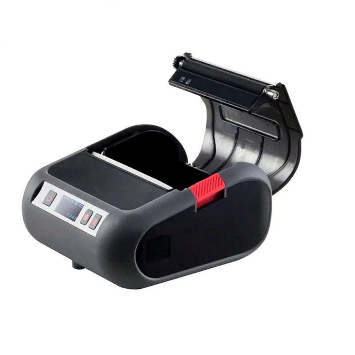 Stampante termica portatile per etichette AVPos AVP-MLP900B con custodia - Risoluzione 203 DPI - Velocità 70 mm/s - USB e BT - Nero