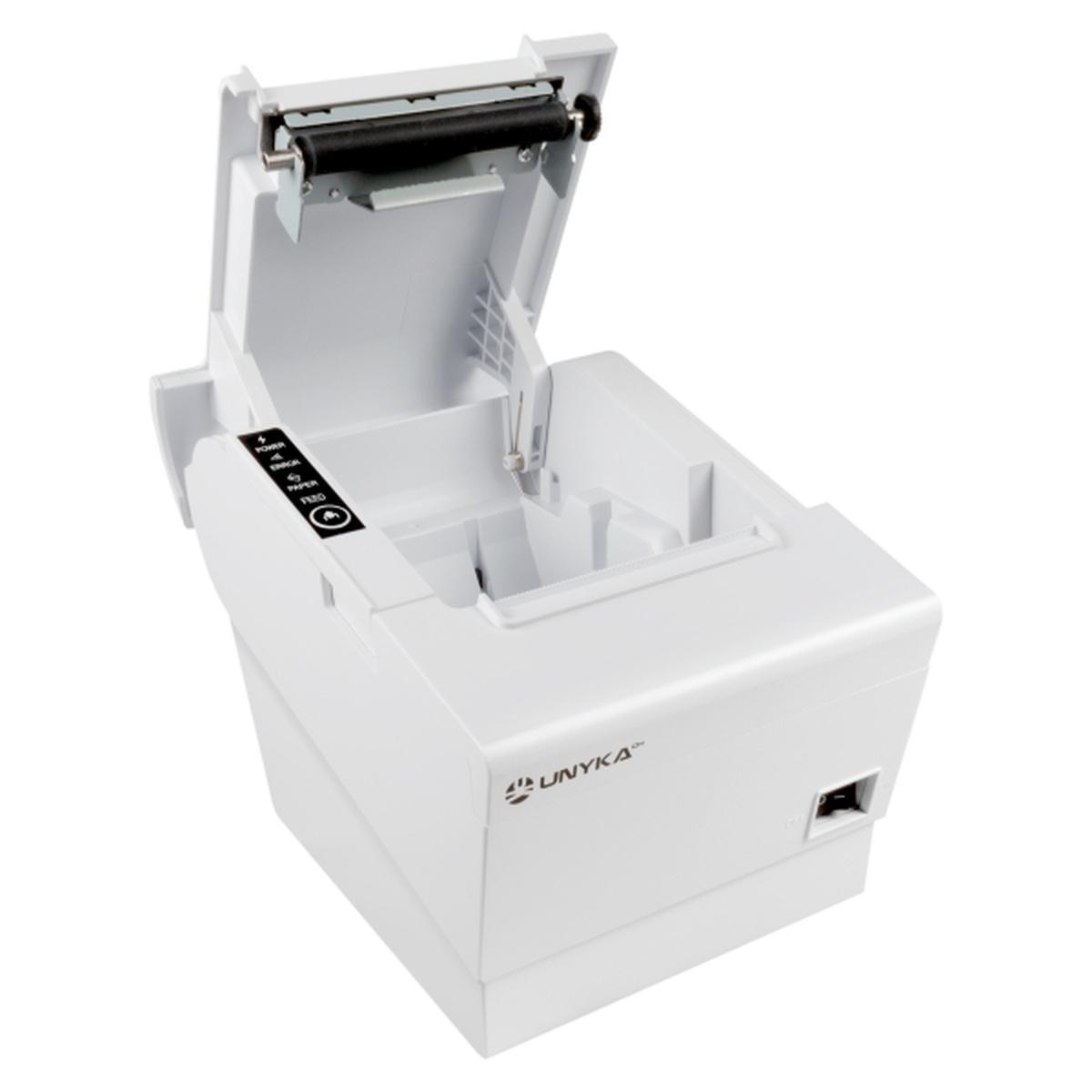 Stampante termica per ricevute Unykach POS5 - Velocità 230 mm/s - USB, RJ-45, RJ-12 e RJ11