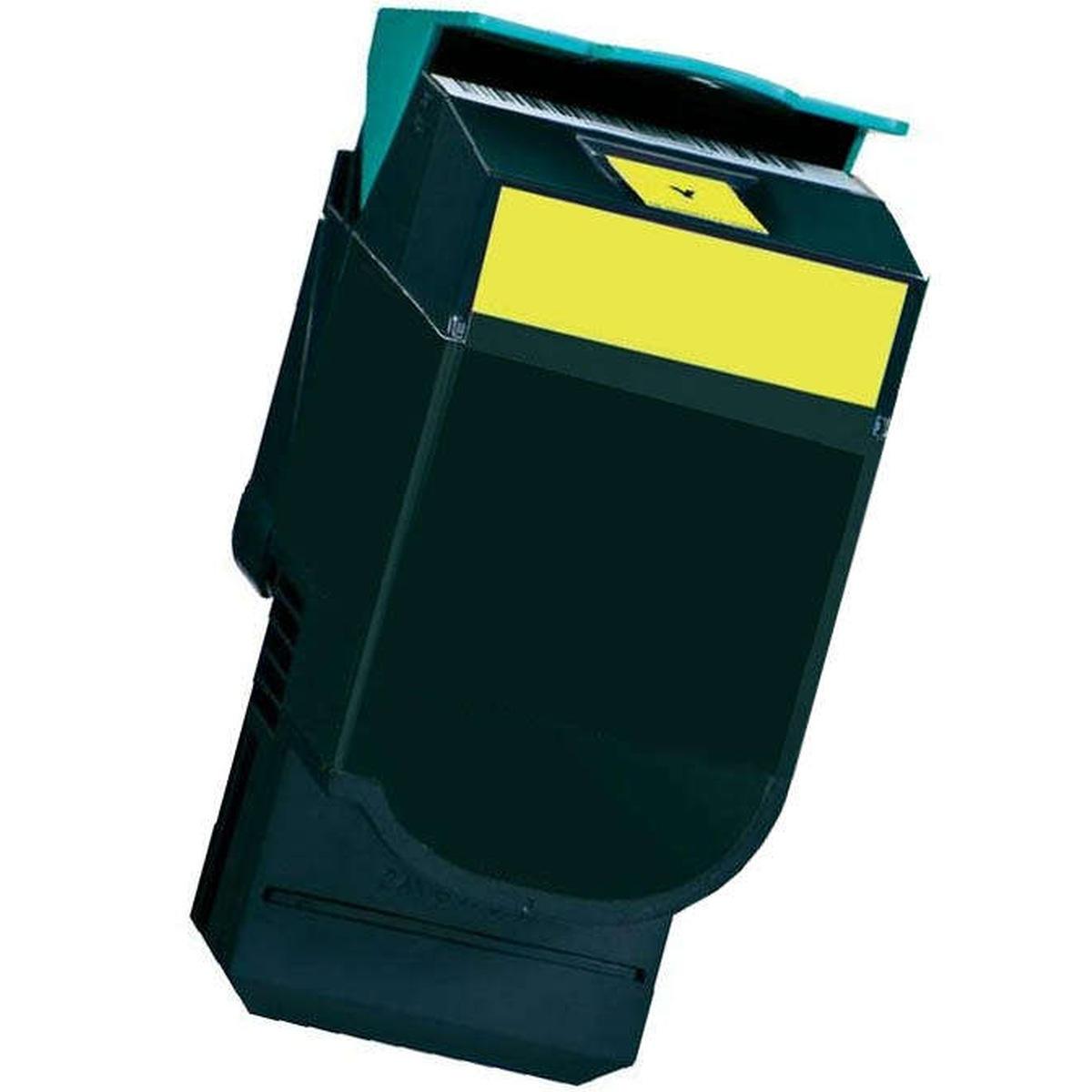 Toner Compatibile (80C2HYE) per LEXMARK CX410e (3K) GIALLO