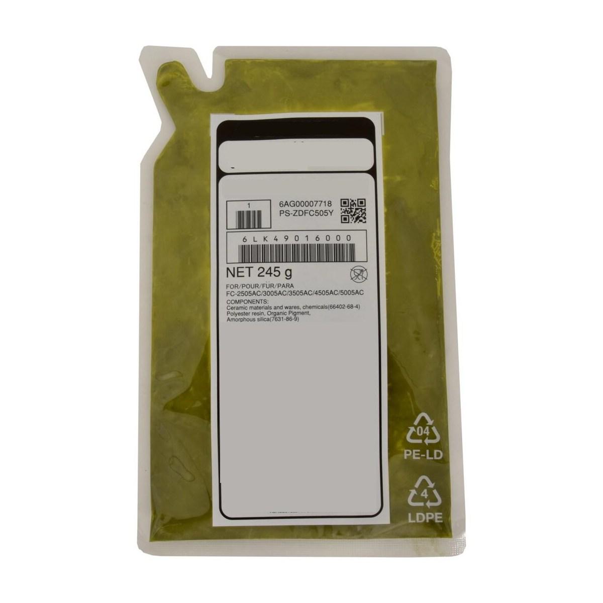 Developer Compatibile (D-FC505Y, 6LK49016000) per TOSHIBA e-studio 2505AC | GIALLO