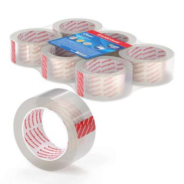 Adesivo Trasparente Erichkrause per imballaggio 48X50mt - Elevata forza adesiva - Facile da tagliare