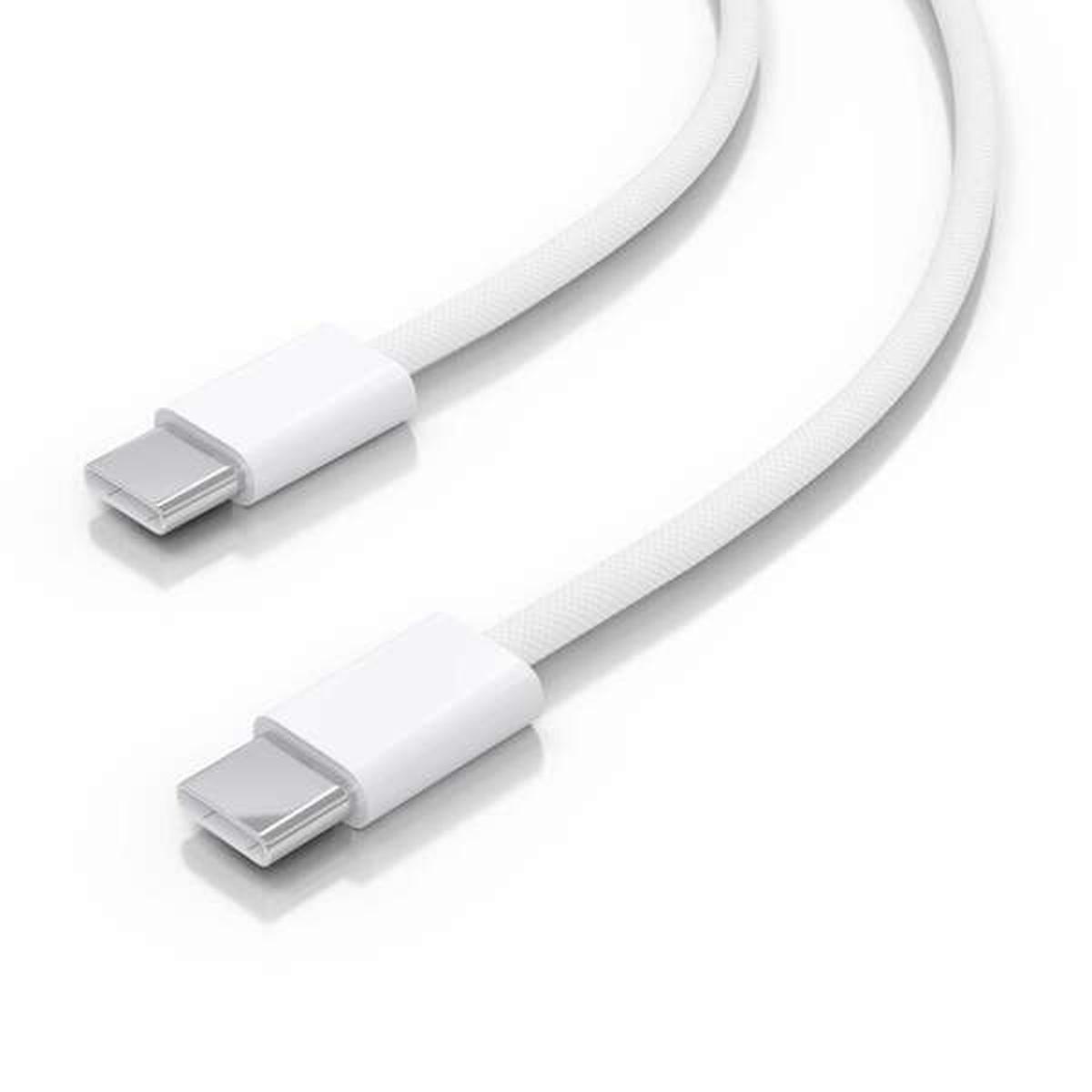Cavo USB 2.0 Aisens 3A 60W Apple - Tipo USB-C/M-USB-C/M - 1,0 m