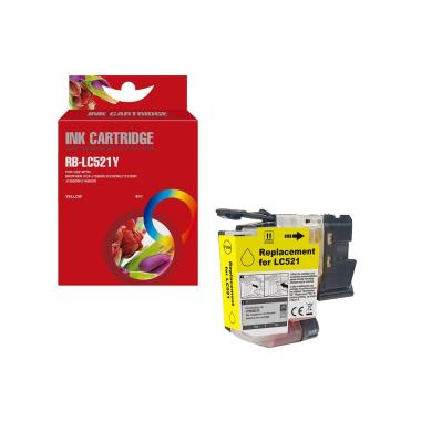 Cartuccia Compatibile (LC-521Y) per BROTHER DCP-J1260W | GIALLO