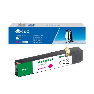 Cartuccia Rigenerata Anti-firmware upgrade (CN627AE, 971XL) per HP OfficeJet Pro X476 | MAGENTA